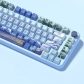 Scenic Lakes Mountain 104+34 / 54 Cherry Profile Keycap Set Cherry MX PBT Dye-subbed for Mechanical Gaming Keyboard